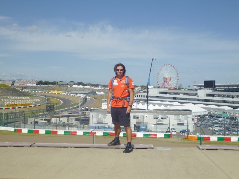 ２０１２年１０月にOtis先生が鈴鹿サーキットでF1の日本グランプリを見に行った時に撮った写真